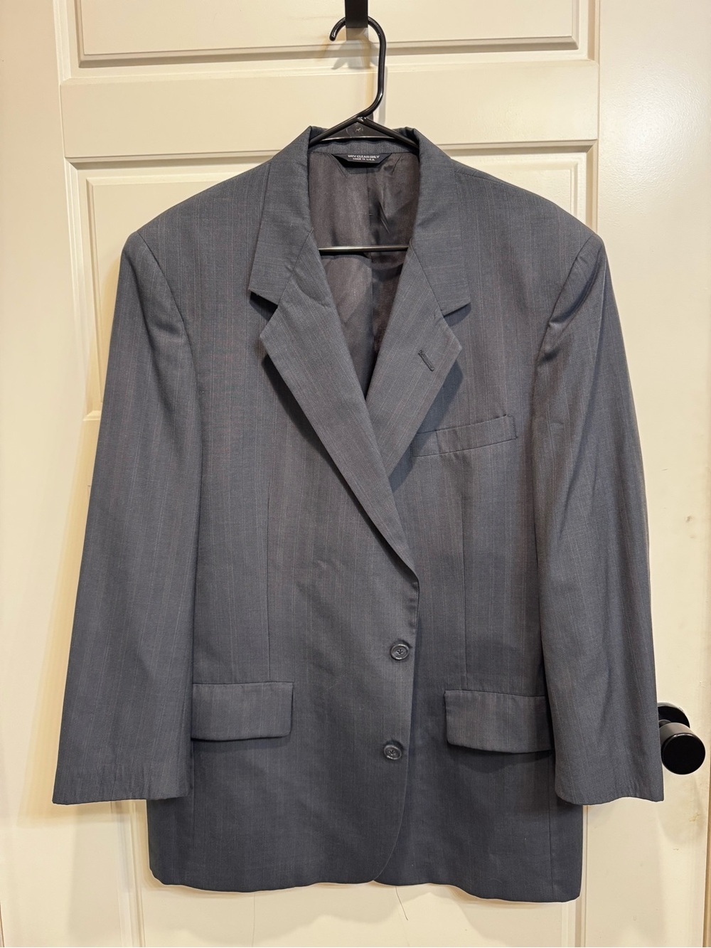 Men's Navy Two-Button Single-Breasted Blazer